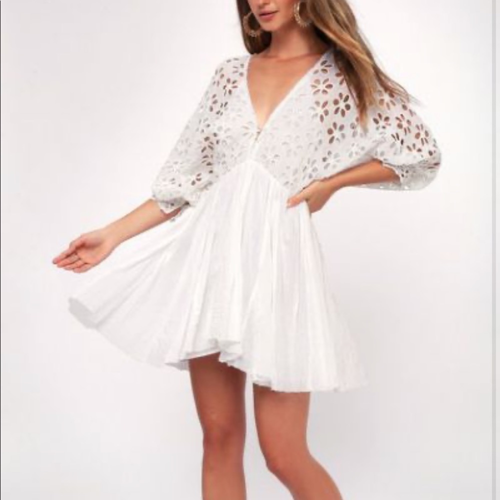 NWT Free People Eyelet Dress